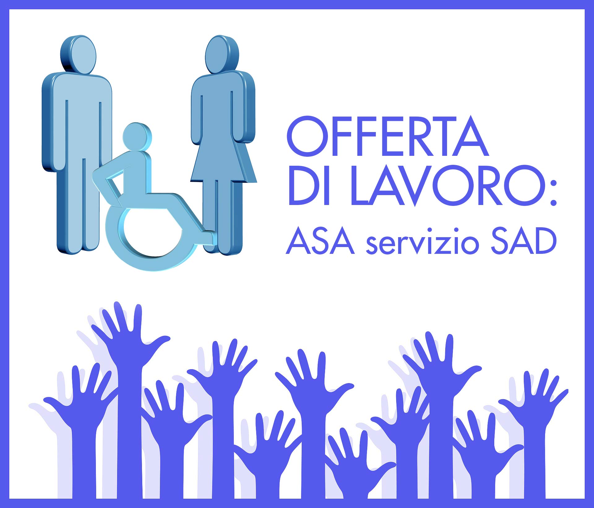 Offerta di lavoro ASA con servizio SAD nei territori di Carugo, Inverigo, Lurago, Mariano Comense, Arosio, Cabiate.